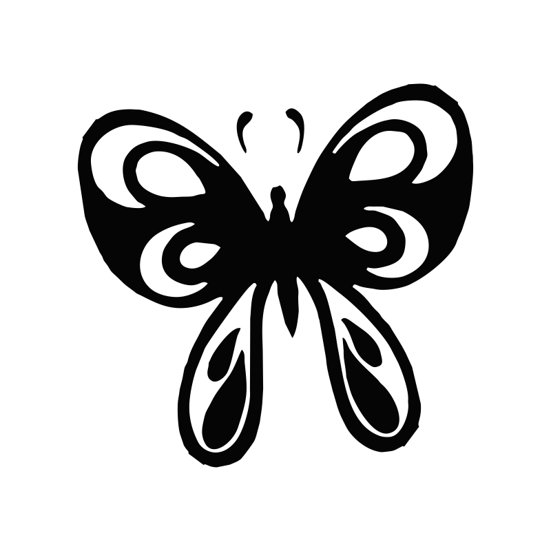 stickere Butterfly 23