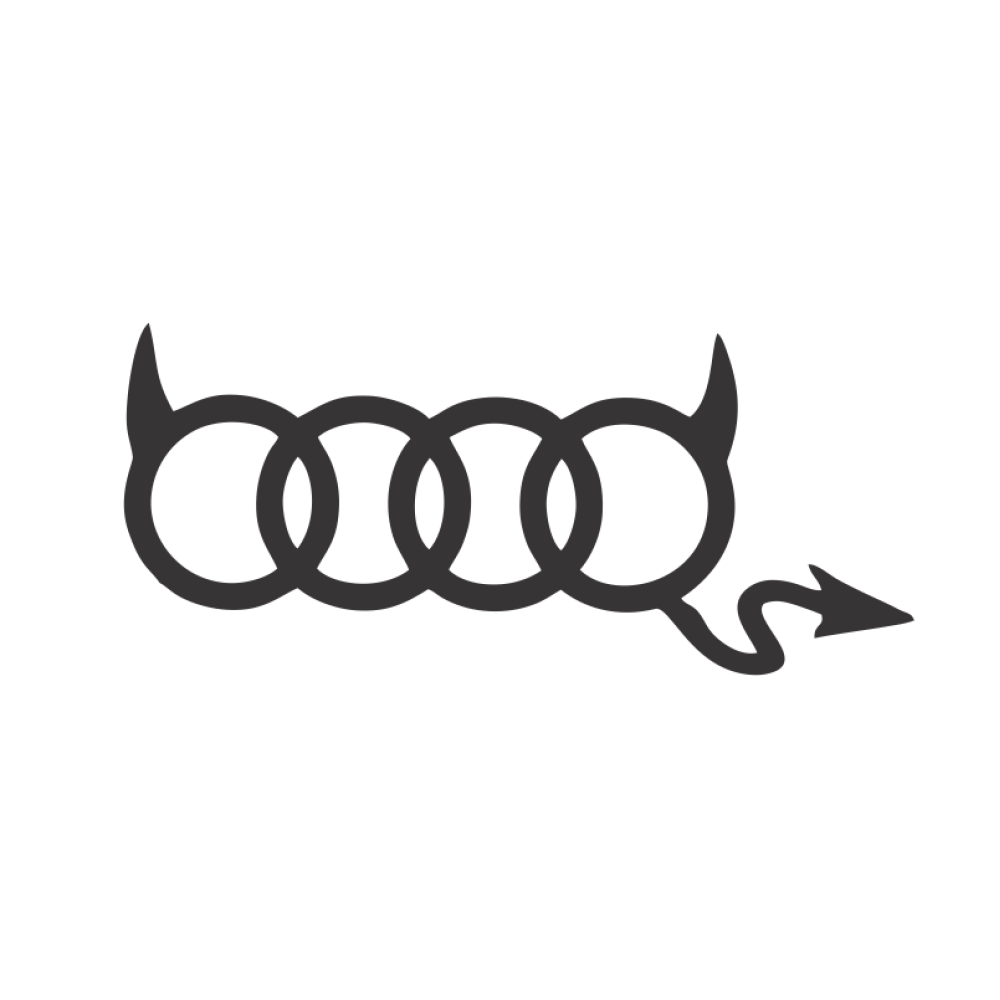 stickere Audi Devil
