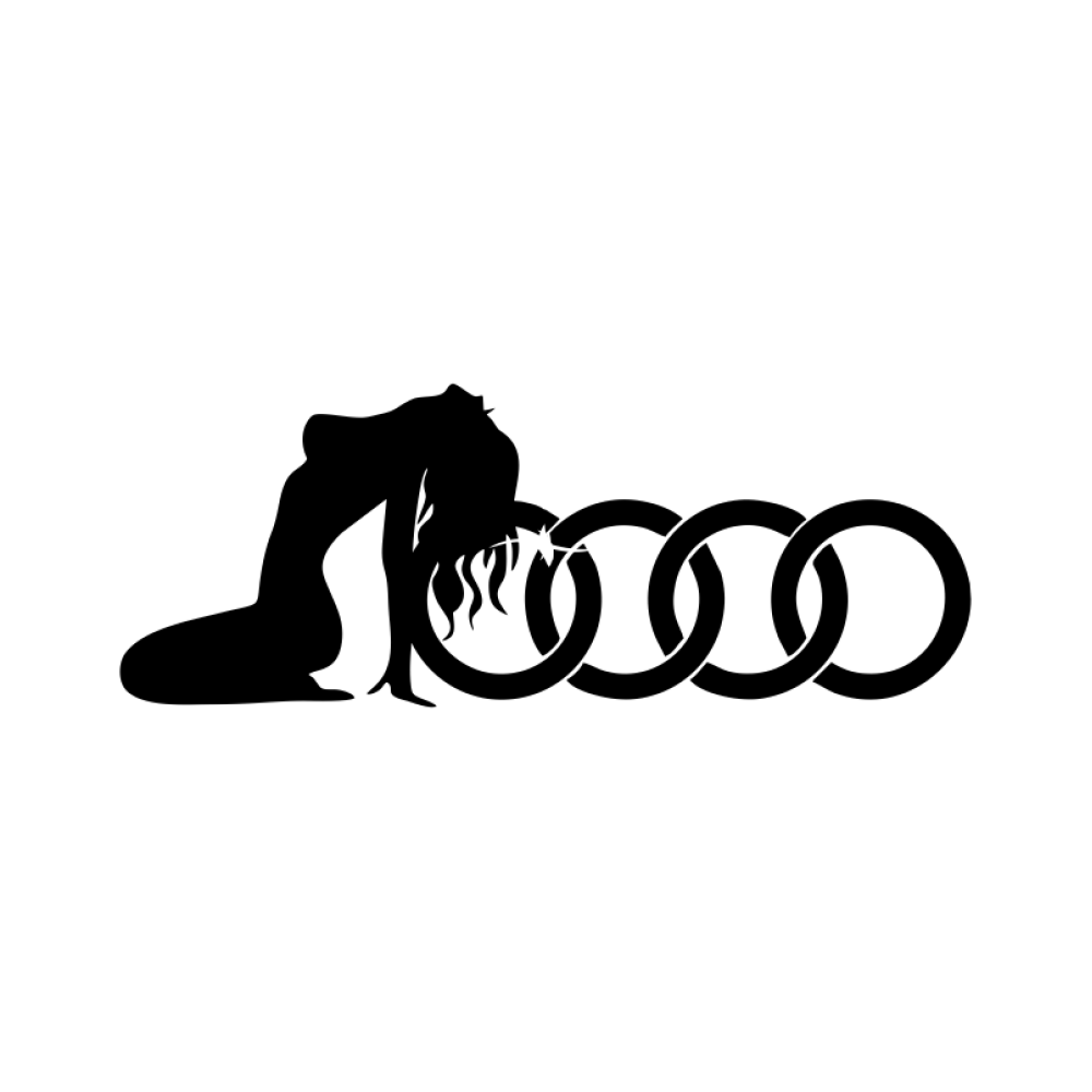 stickere Audi Girl 2