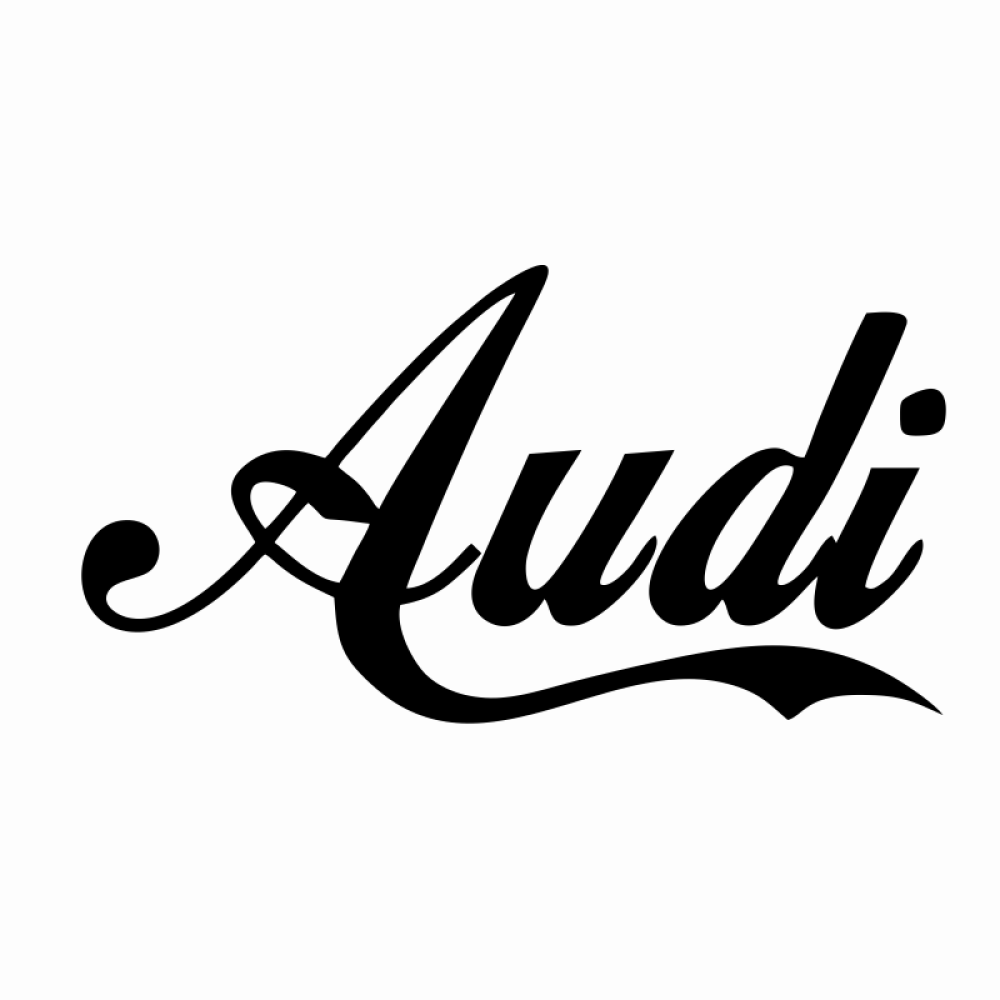 stickere Audi Handwriting