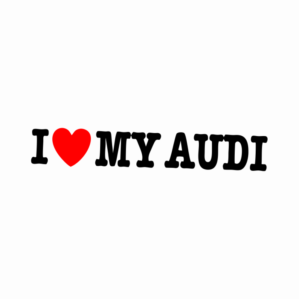stickere I Love my Audi