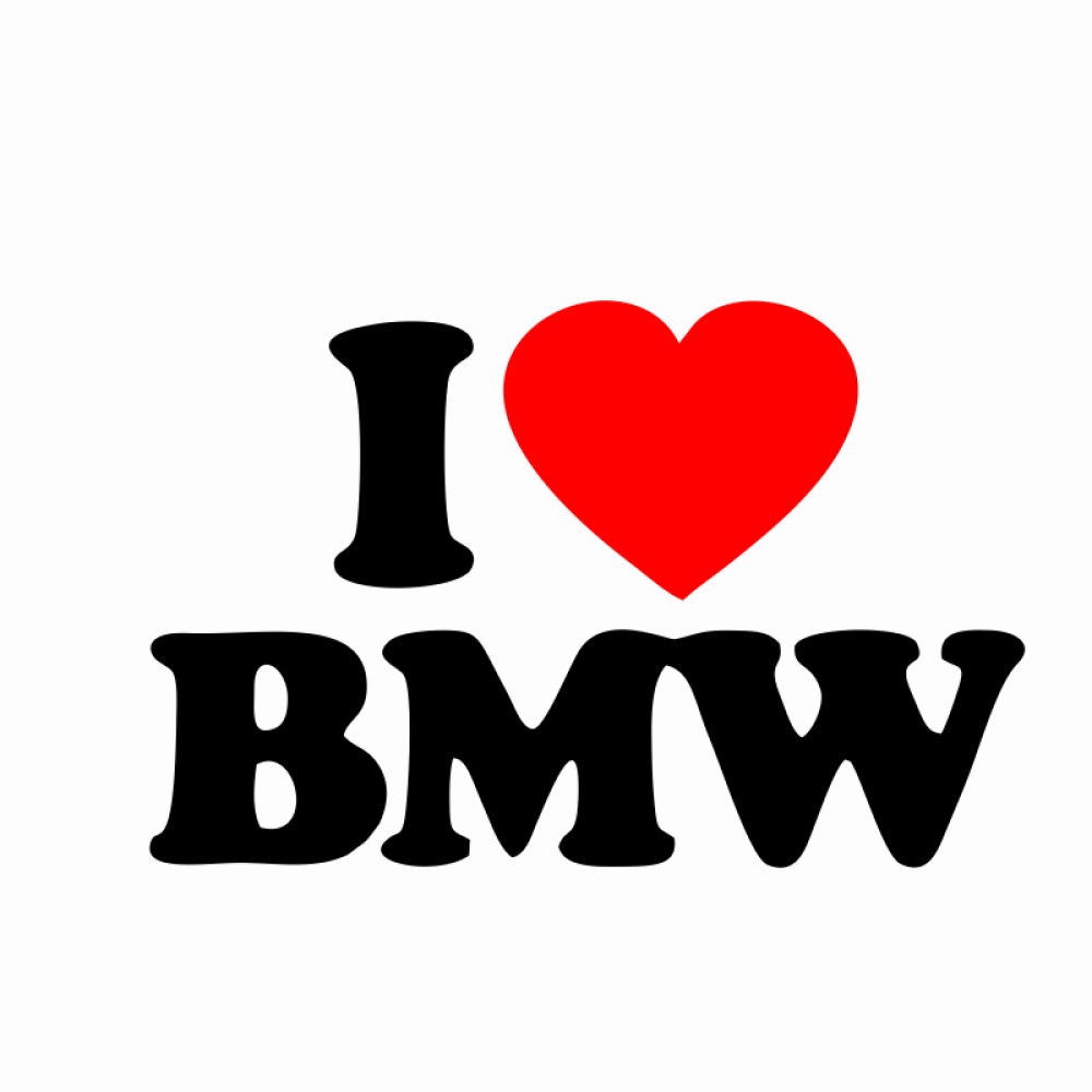 stickere I Love My BMW 3