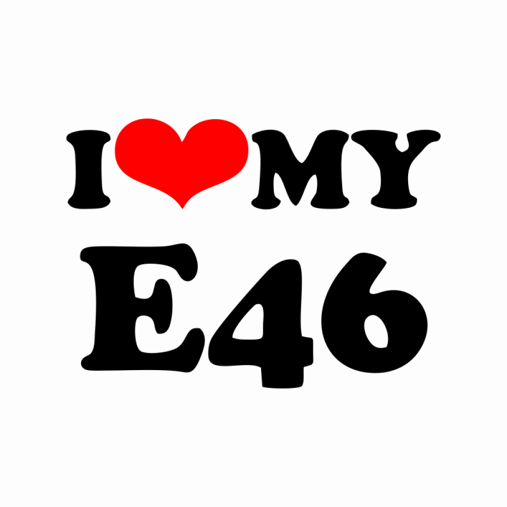 stickere I Love my E46
