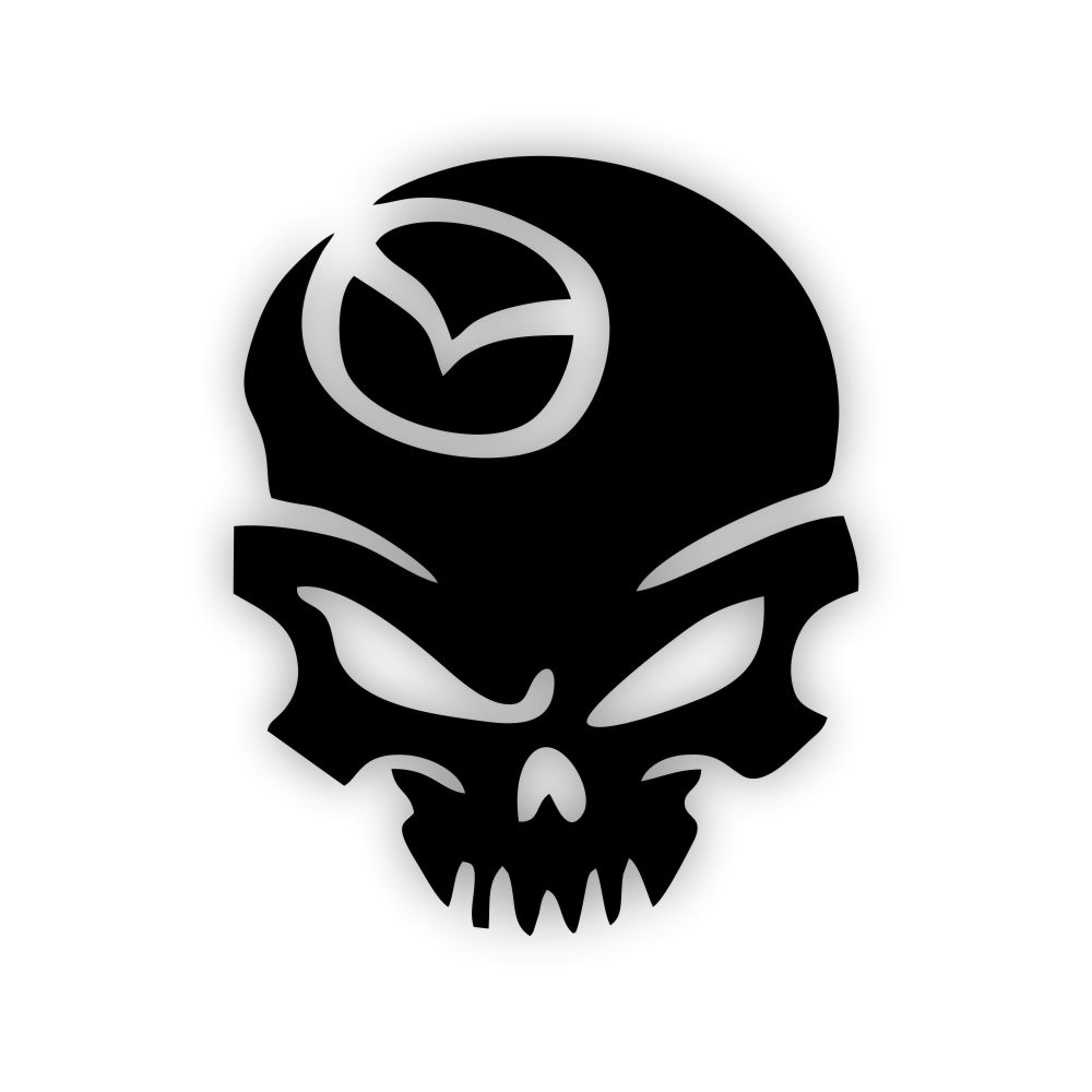 Sticker Mazda Skull