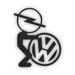 stickere Opel F VW