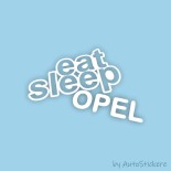 stickere Eat Sleep Opel