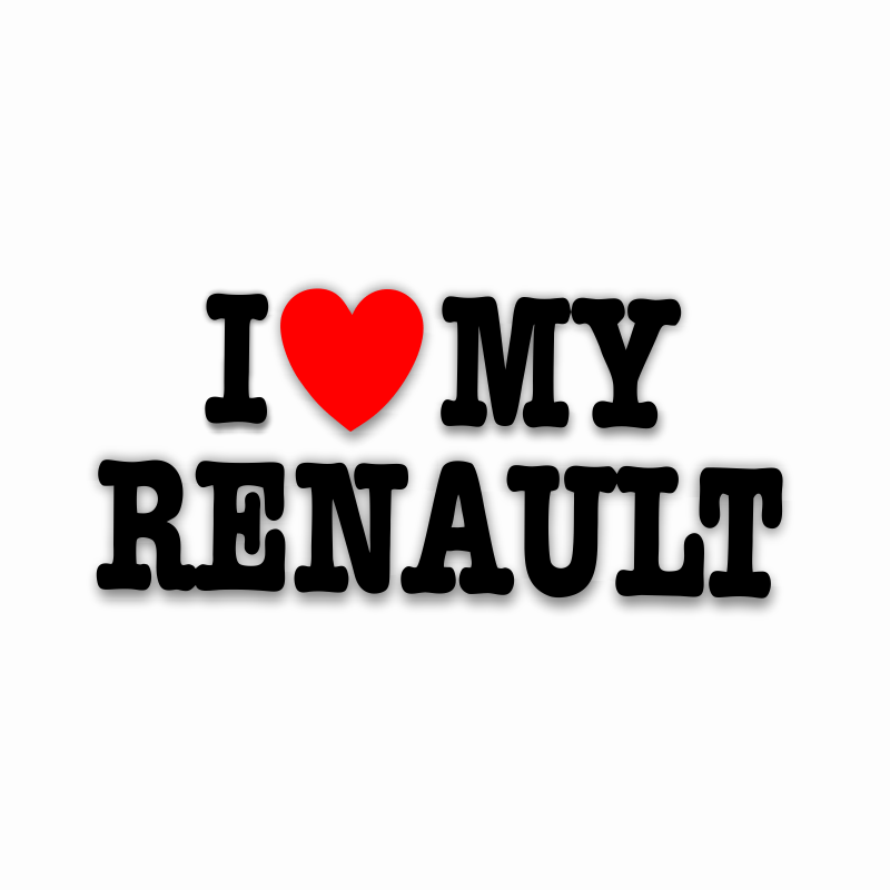 stickere I love my Renault
