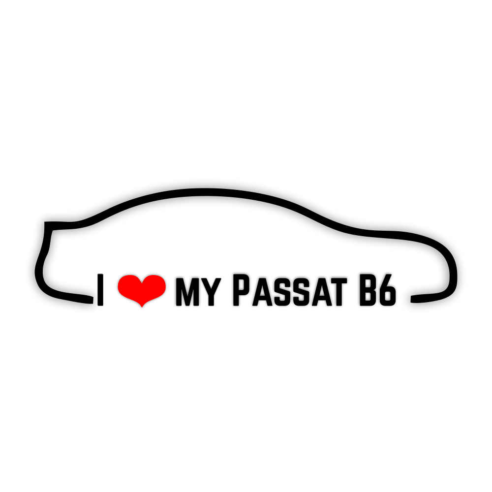 stickere I Love my Passat B6