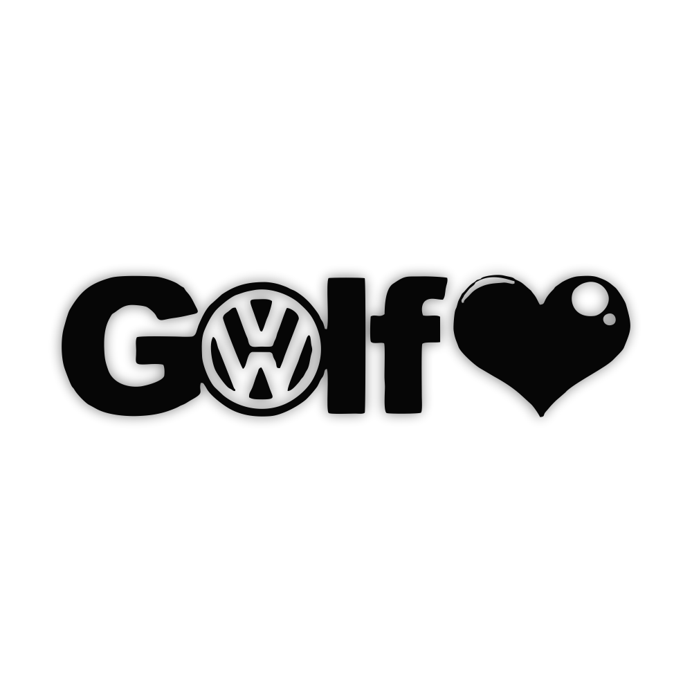 stickere Golf Love