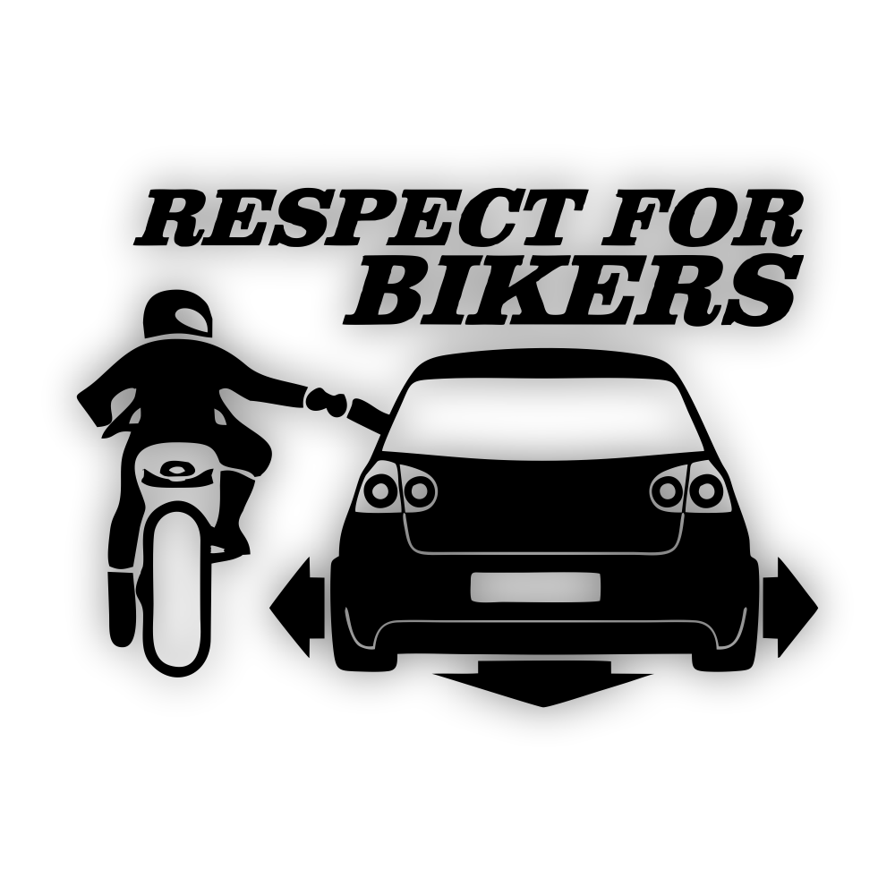 stickere Golf V Respect for Bikers