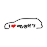 stickere I love my Golf VII