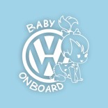 stickere BabyGirl on board VW