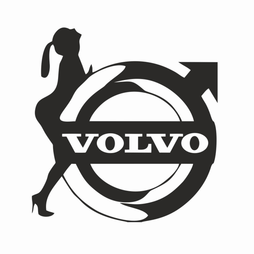 stickere Girl on Volvo 2