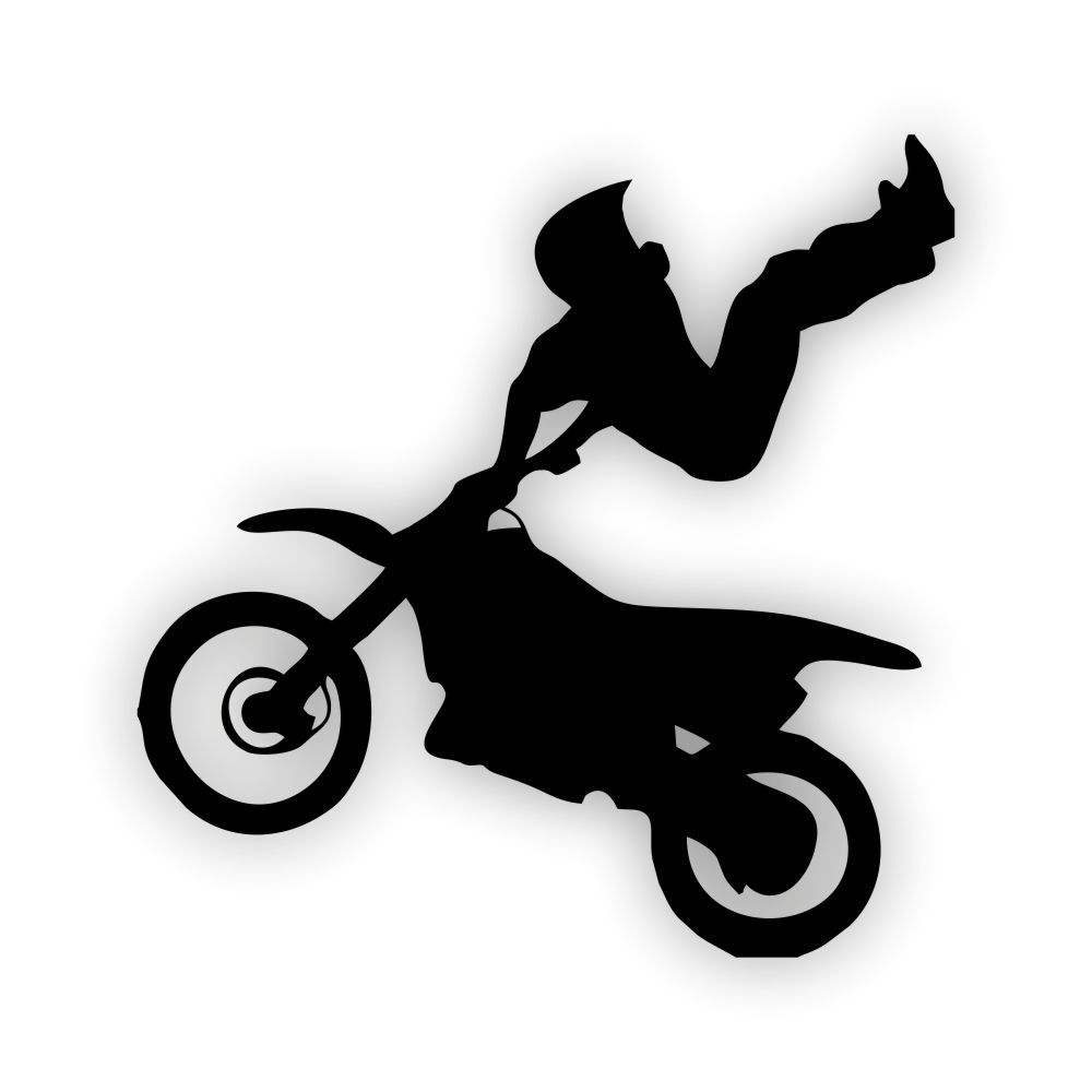 Sticker Motocross Jump 2