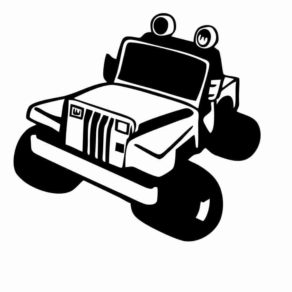stickere Offroad Jeep