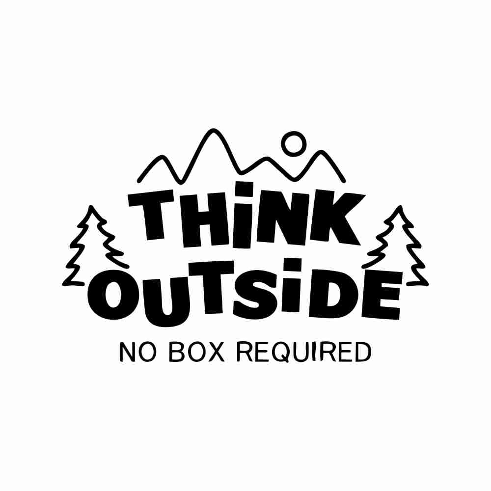 stickere Think Outside