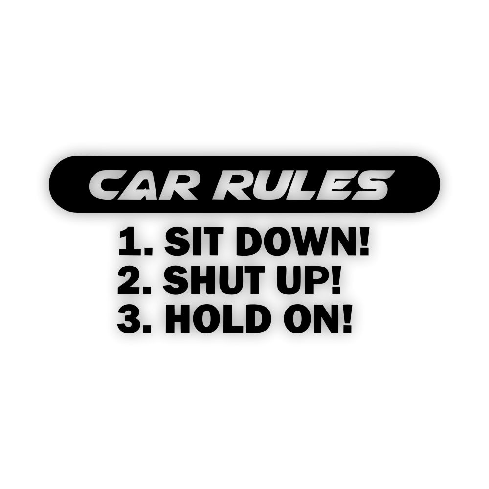 Sticker Car Rules