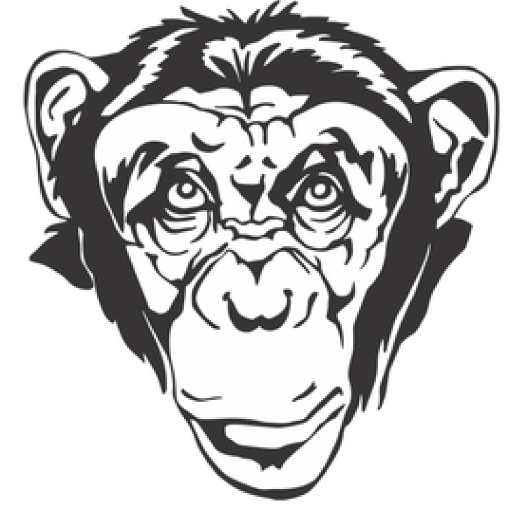 stickere Cimpanzeu