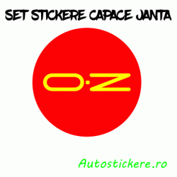 barricade Medical sarcoma Stickere Auto SET 5 STICKERE CAPACE JANTE RIAL by AutoStickere
