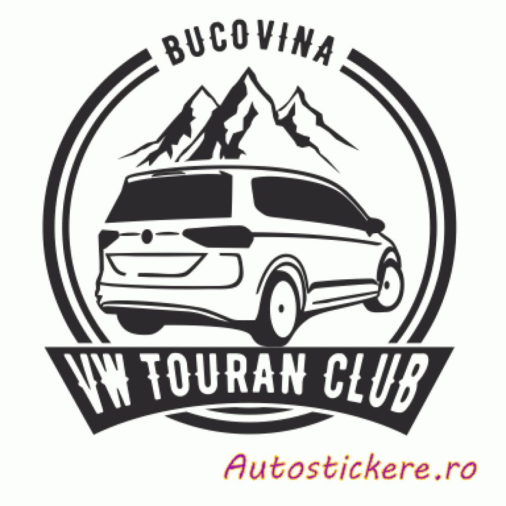 stickere VW Touran Club Bucovina