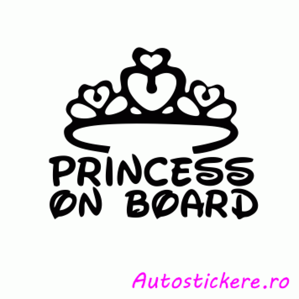 stickere Baby Princess on Board