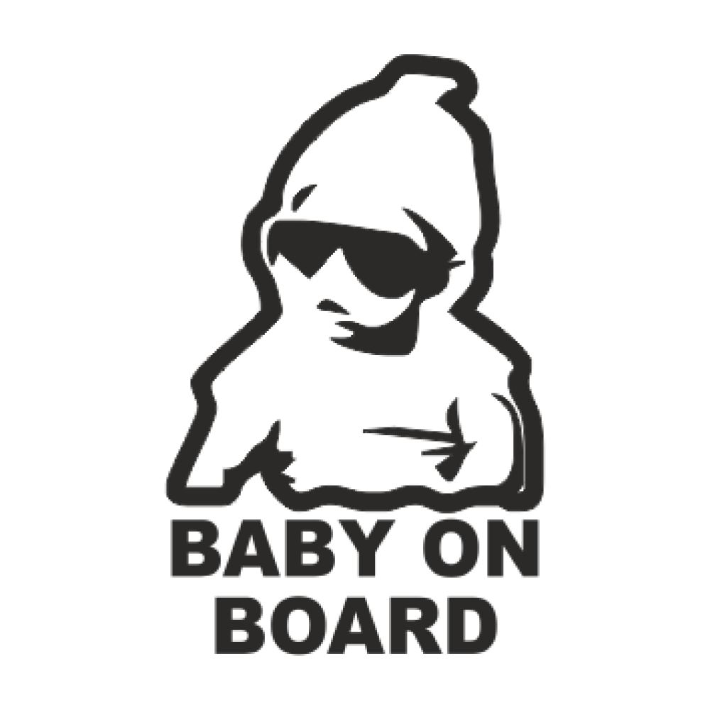 stickere Baby on board 5.5
