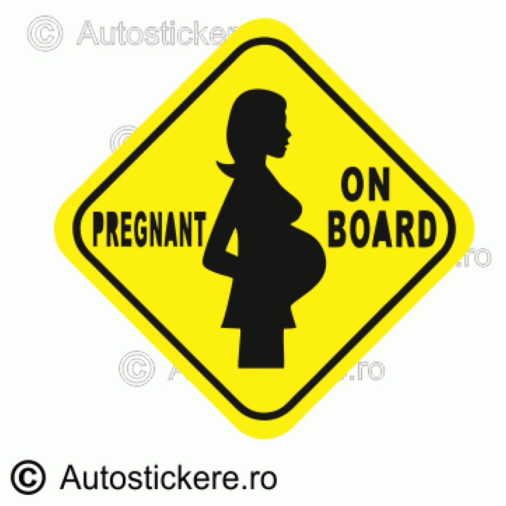 stickere Pregnant on Board