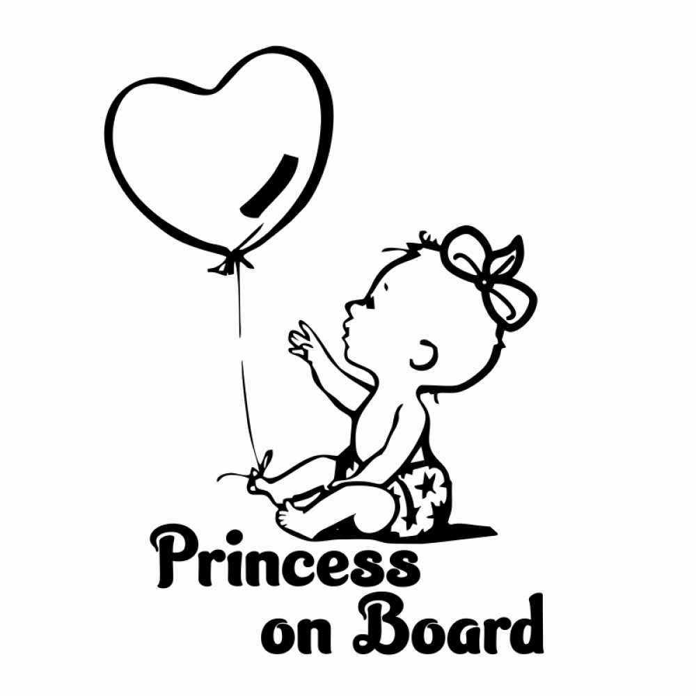 stickere Princess on Board 2