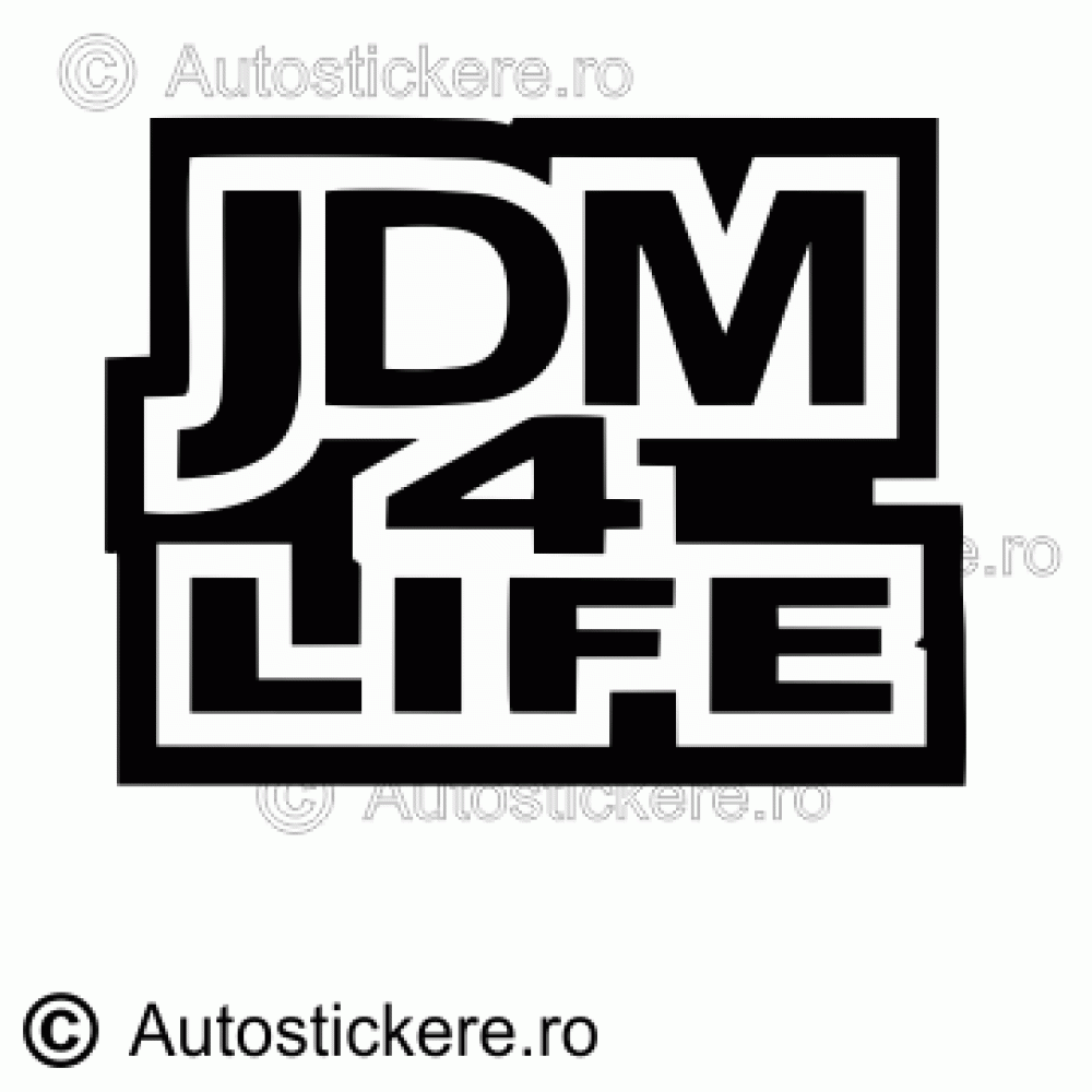 Sticker Jdm 4 life