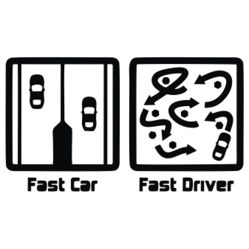 Sticker Fast Car Fast Driver