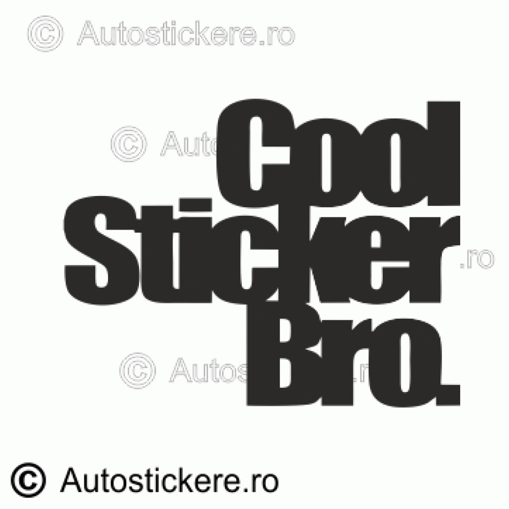 Sticker Cool Sticker Bro